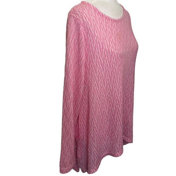 Chelsea & Theodore Pink sweater 1X - Picture 3 of 5